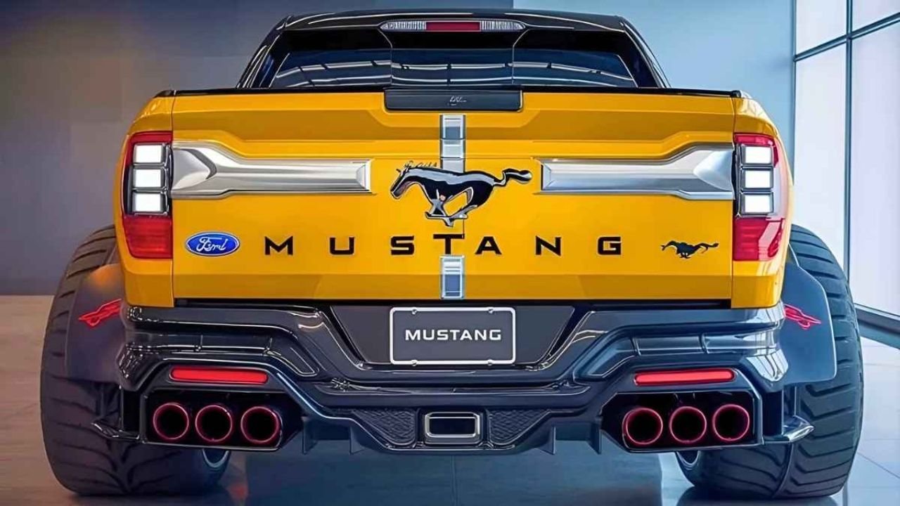 Ford Mustang Pickup Combines Muscle Car Power with Pickup Capability in a Bold New Concept